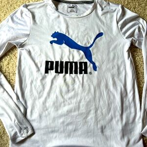 Puma Boys Long Sleeve Dri Fit Shirt 10-12 M
